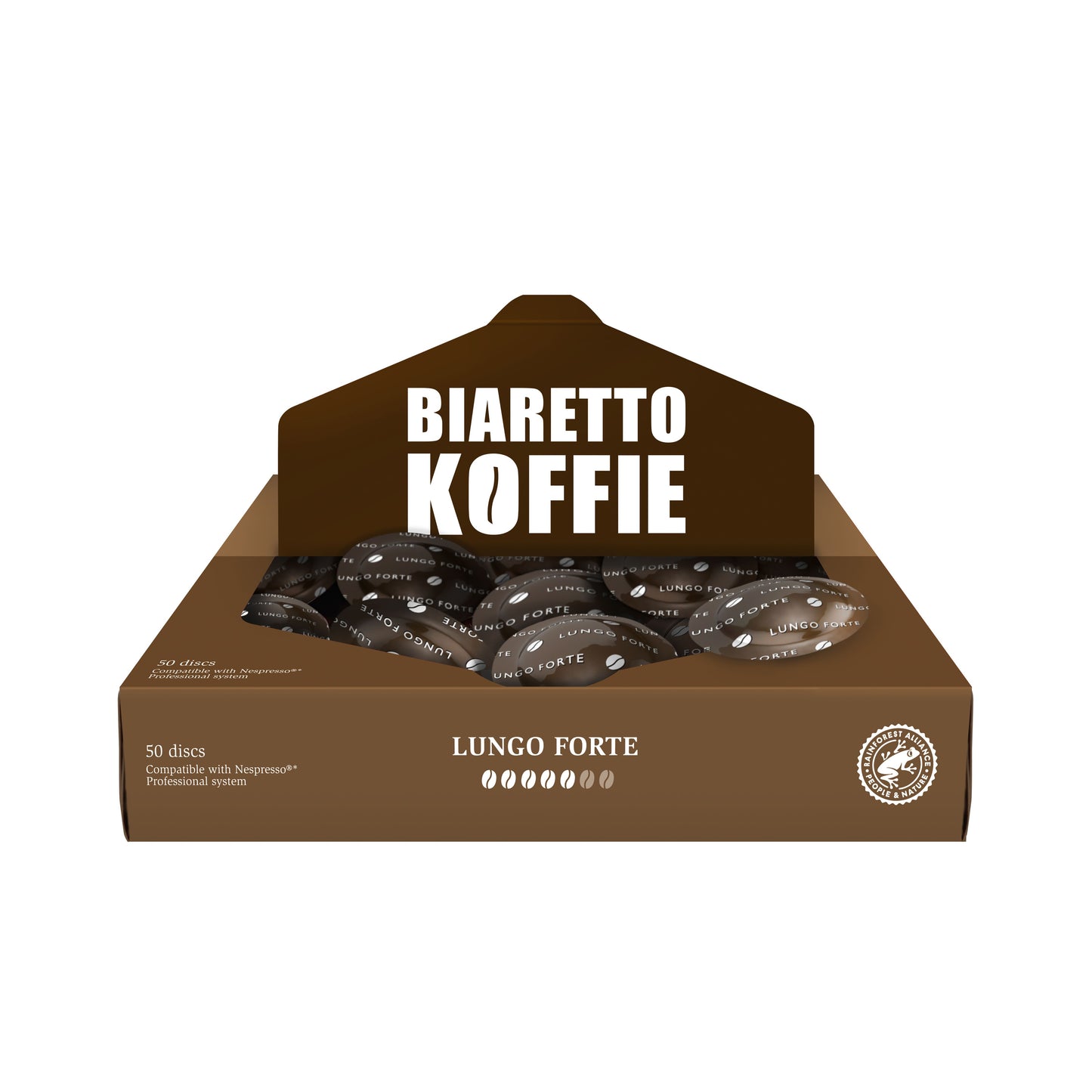 Biaretto - Kaffee Lungo Forte Scheiben | 6 Stück