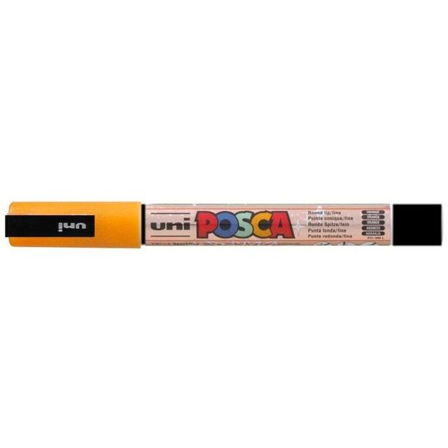 Posca - Paintmarker Uni PCfine pailleté orange