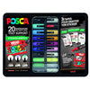 Posca - Paintmarker Uni Sticker Graffiti coffret métal assorti de 20 pcs