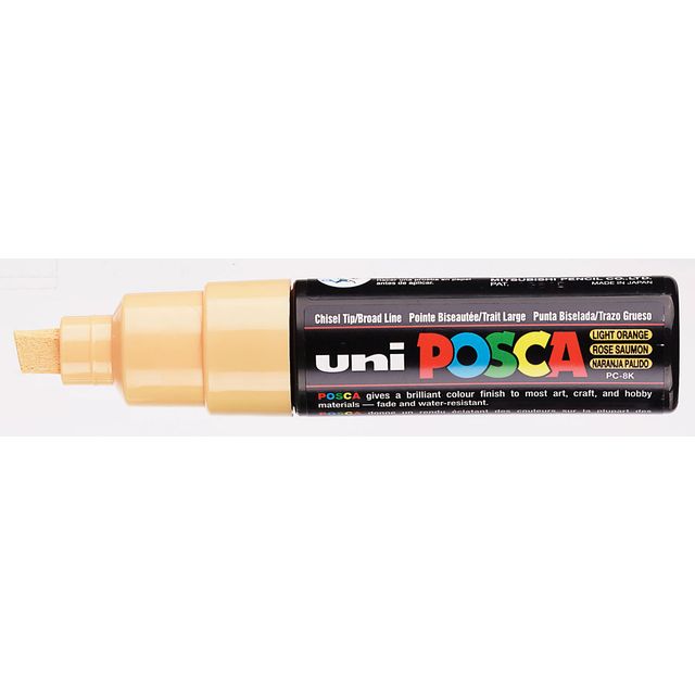 Posca - Marqueur Uni PC8K diagonale large rose saumon