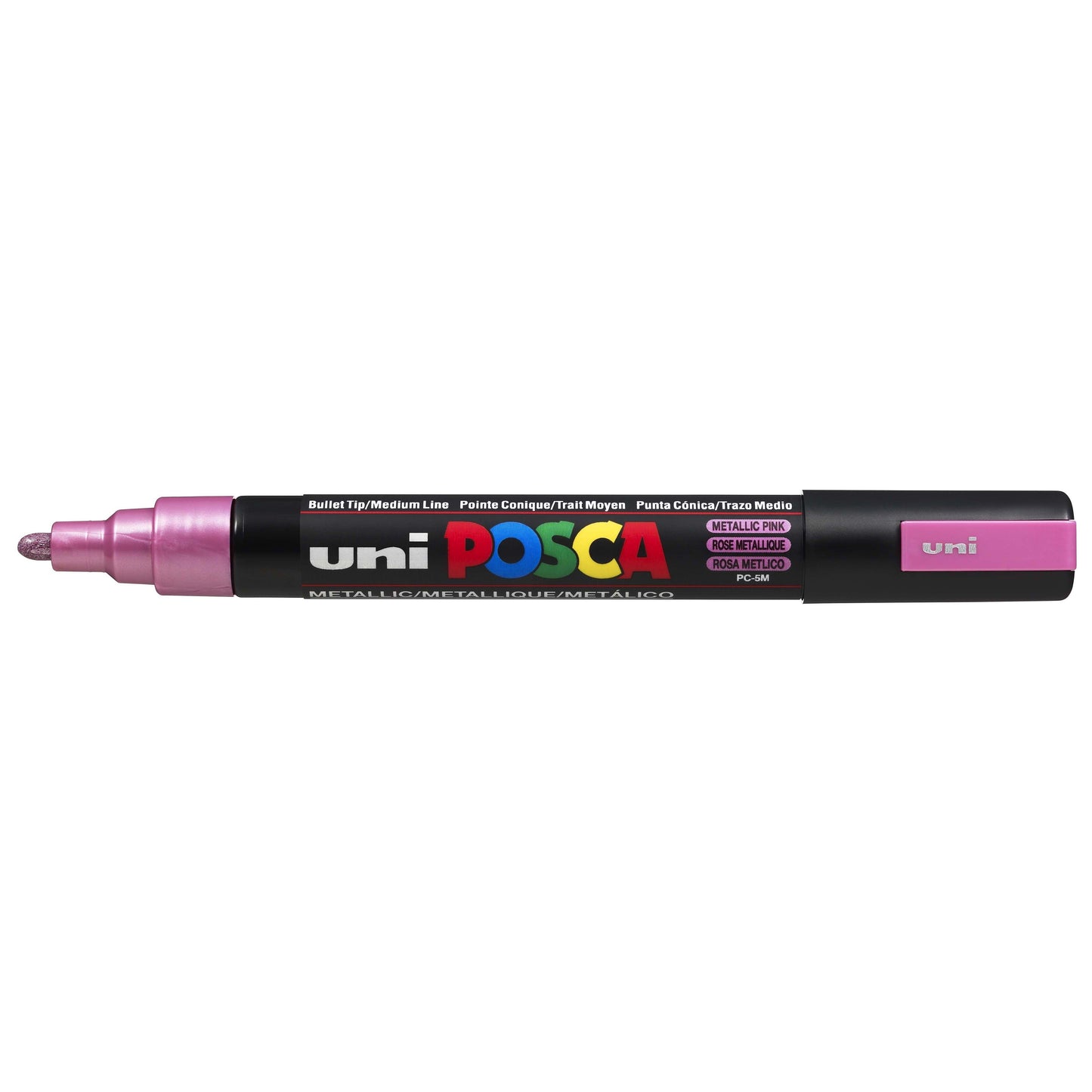 Posca - Marqueur Uni PC5M rose métallisé moyen