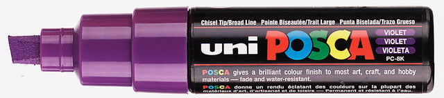 Posca - Marqueur Uni PC8K diagonale large violet