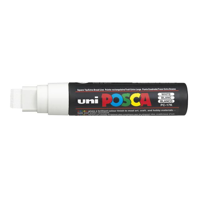 Posca - Verfstift  pc17k eb rechthoek wit