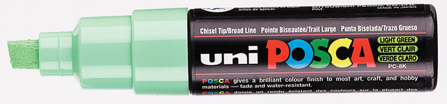 Posca - Marqueur Uni PC8K diagonale large vert clair