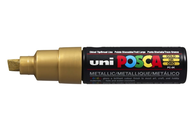 Posca - Paintmarker Uni PC8K breit schräg gold