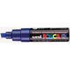 Posca - Marqueur Uni PC8K diagonale large bleu foncé