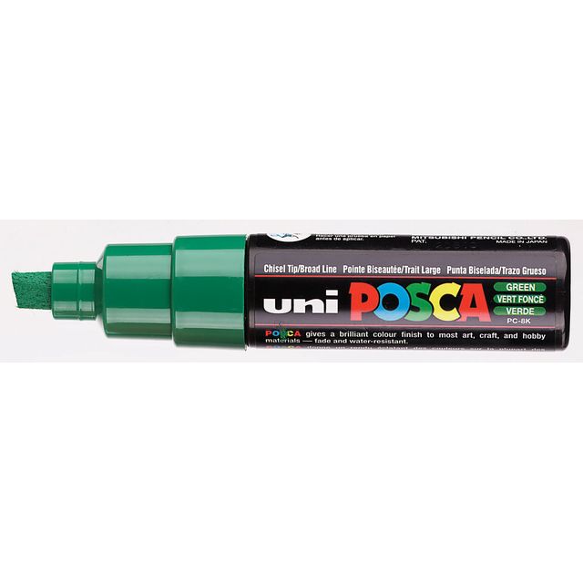Posca -  Paintmarker Uni  PC8K breed schuin donkergroen