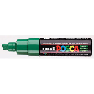 Posca - Paintmarker Uni PC8K breit diagonal dunkelgrün