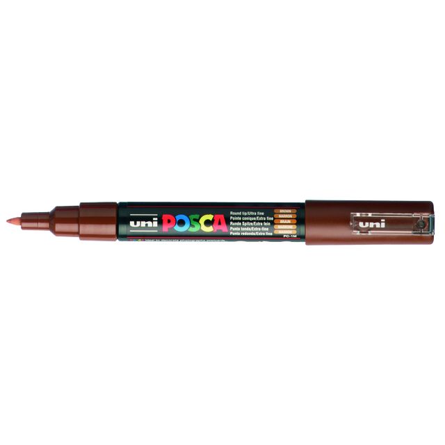 Posca - Marqueur Uni PC1MC marron extra fin