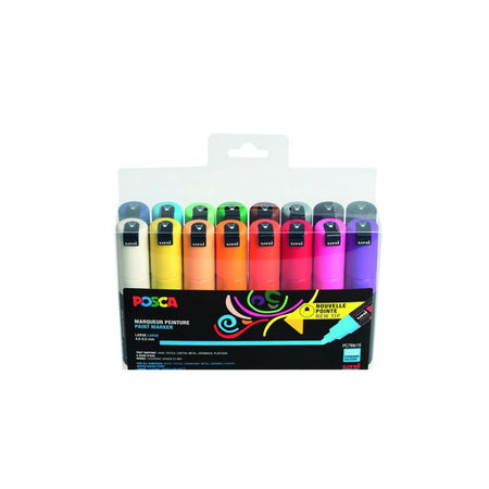 Posca -  Paintmarker uni  pc7m b 16st assorti