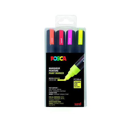 Posca -  Paintmarker uni  pc5m m fluor 4st assorti