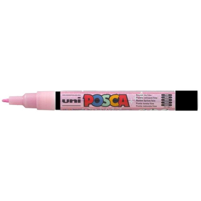 Posca -  Paintmarker Uni  PCfijn glitter roze