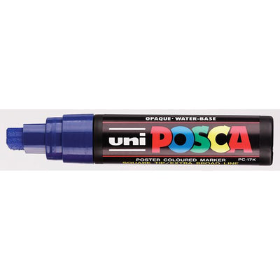 Posca - Marqueur Uni PC17K rectangle extra large bleu foncé