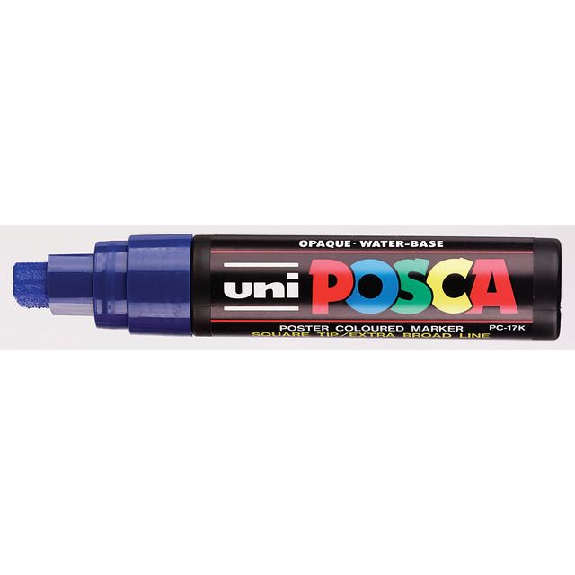 Posca - Verfstift posca pc17k eb rechthoek donkerblauw