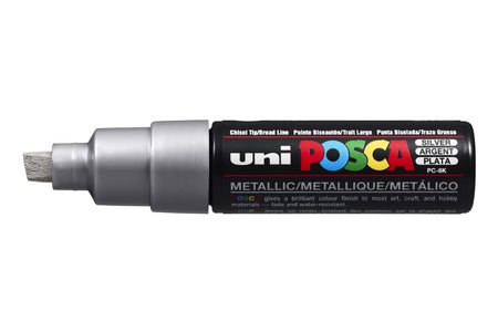 Posca - Marqueur Uni PC8K diagonale large argent