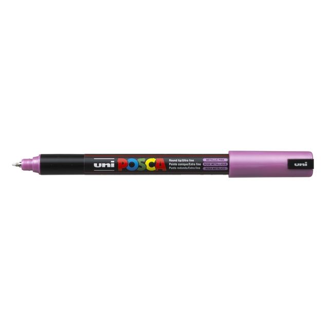Posca - Marqueur Uni PC1MR extra fin rose métallisé