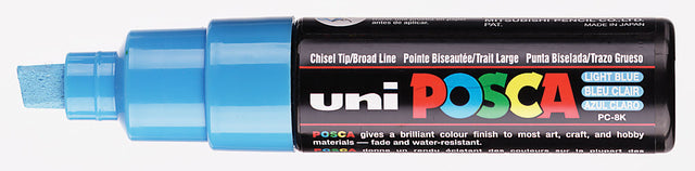 POSCA -Lackmarker auf Wasser -Basis -PC -8k hellblau