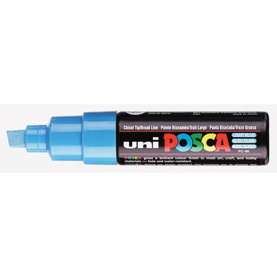 Posca - Paintmarker Uni PC8K breit schräg hellblau