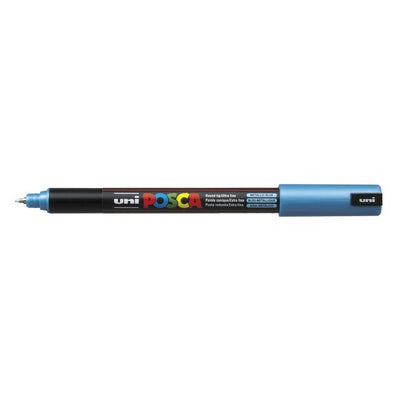 Posca - Paintmarker Uni PC1MR extra feines Metallic-Blau