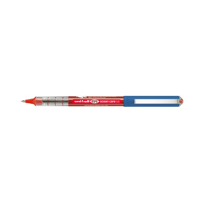 Uni-ball - Stylo roller Eye Ocean Care fin rouge