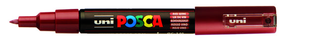 Posca - Marqueur Uni PC1MC extra fin rouge vin