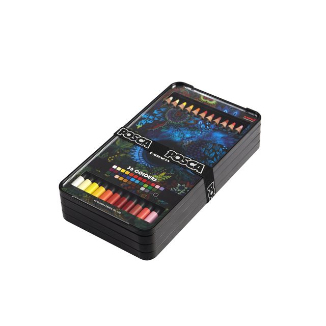 Posca - Crayons de couleur assortis lot de 36 pièces