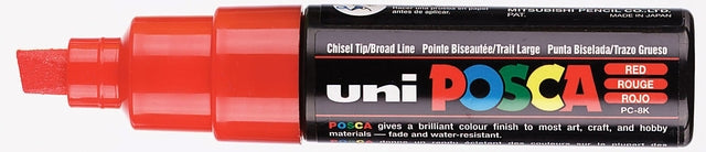 POSCA -Lackmarker auf Wasser -Basis PC -8k rot