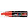 Posca - Marqueur Uni PC8K diagonale large rouge