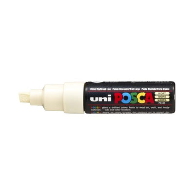 Posca -  Paintmarker uni  pc8k b schuin ivoor