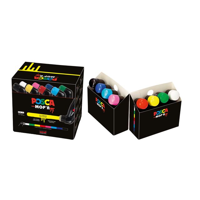 Posca - Paintmarker Uni PCM22 Mop'r sortiertes Set mit 8 Stück