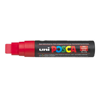 Posca - Marqueur Uni PC17K rectangle extra large rouge