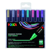Posca - Paintmarker Uni PC5M medium métallisé assorti lot de 8 pièces