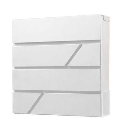 BRASQ - Boîte aux lettres PB200 Deluxe murale blanche