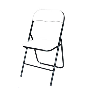 BRASQ - Chaise pliante FC100 Blanc-noir