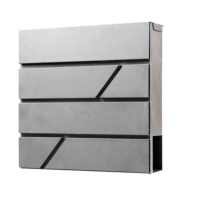 Brasq - Briefkasten PB200 Deluxe Wand Edelstahl