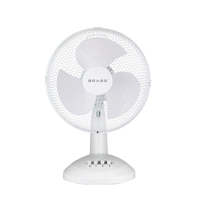 BRASQ - Tischventilator F400 Ø 30cm weiß
