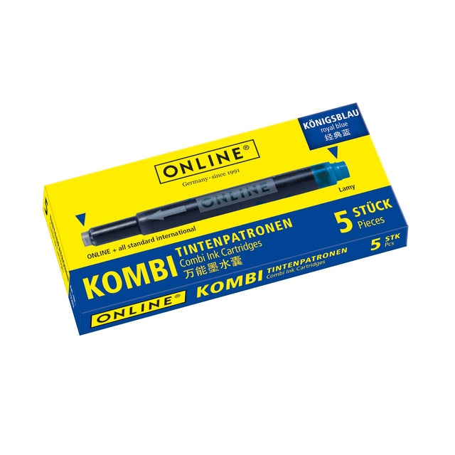 Quantore - Cartouche d'encre Online Kombi bleu boite de 5 pièces