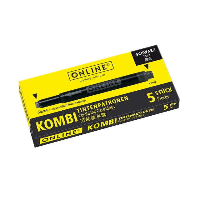 Quantore - Tintenpatrone Online Kombi, schwarze Box mit 5 Stück