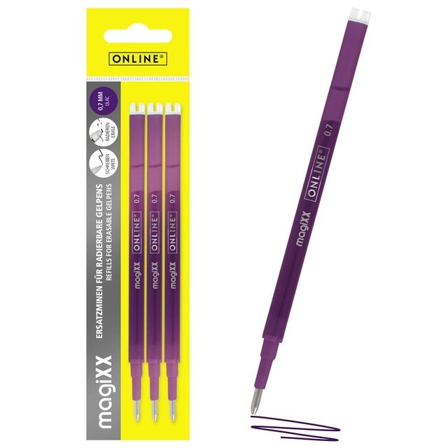 Online -  Gelschrijvervulling  magixx m 3st violet
