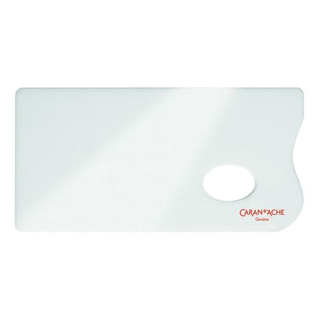 Caran d'ache -  Verfpalet  plexiglas 26x13cm wit