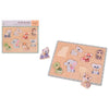 Bureau Bruna - Jouéco Puzzle boutons La Famille Wildies | 12 pièces