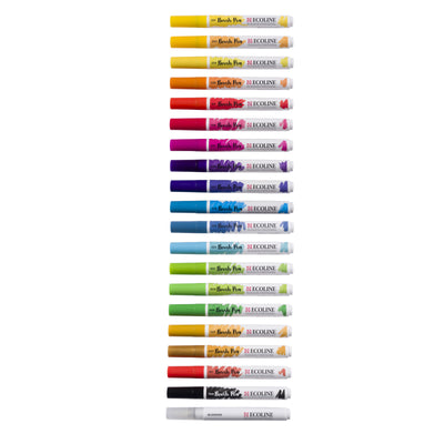 Talens Ecoline -  Brushpen ecoline set 20 stuks landschap