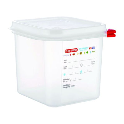 Araven - Lebensmittelbox Gn 1/6 mit Deckel 2600 ml