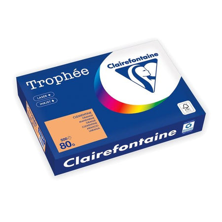 Trophee - Papier à copier Trophée A4 80gr orange 500 feuilles | 5 pièces