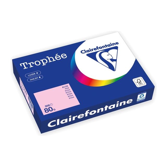 Trophee - Copier Paper A4 80gr Pink | 5 pièces