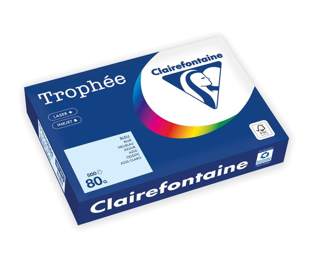 Clairefontaine - Copier Paper A4 80gr Azure Blue