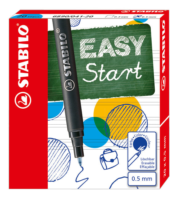 Stabilo - Rollerpen Remplissage Easyoriginal F 20st Blue