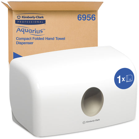 Kimberly Clark - Distributeur de serviettes Aquarius mini blanc 6956