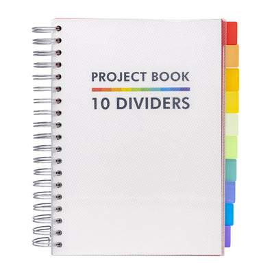 Pukka Pad -  Projectboek white b5 lijn 10-tabs 400pag