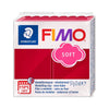 Fimo Staedtler -  Boetseerklei Fimo soft 57 gram kersrood